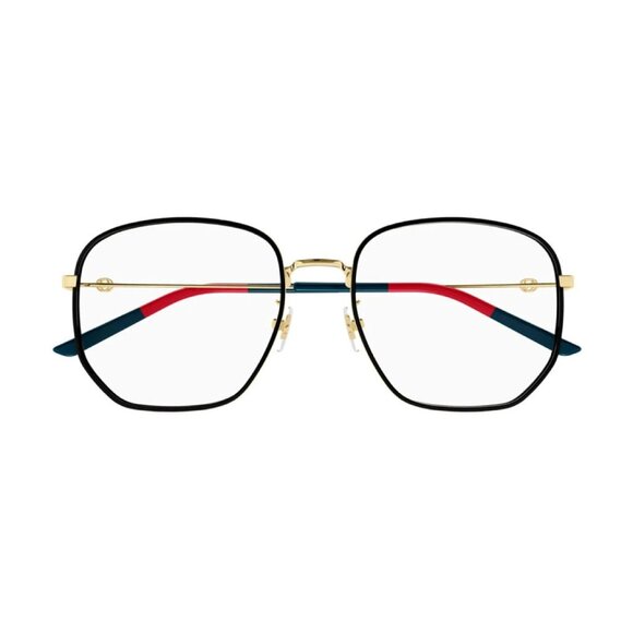 NEW GUCCI EYEGLASSES GOLD BLACK WOMEN EYEWEAR GUCCI GG1197OA 003